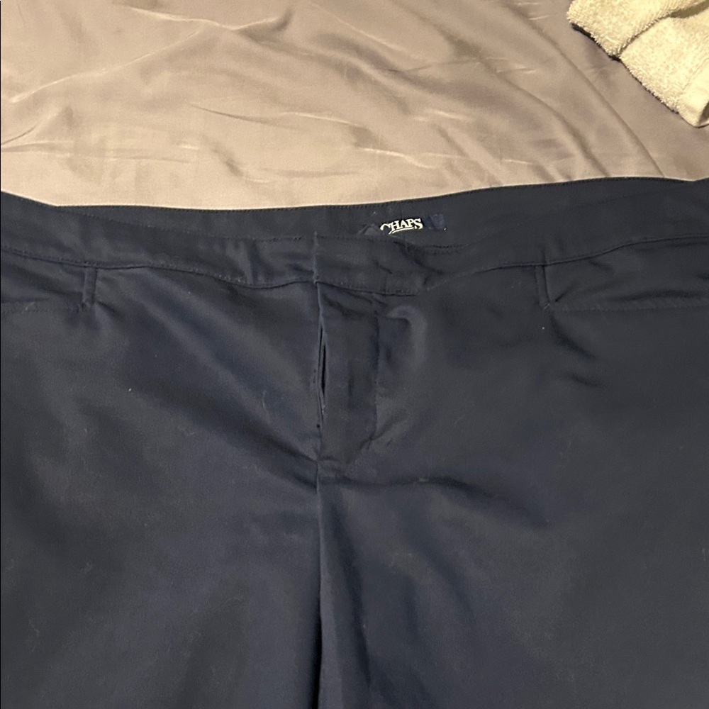 Chaps Women's Navy Pants